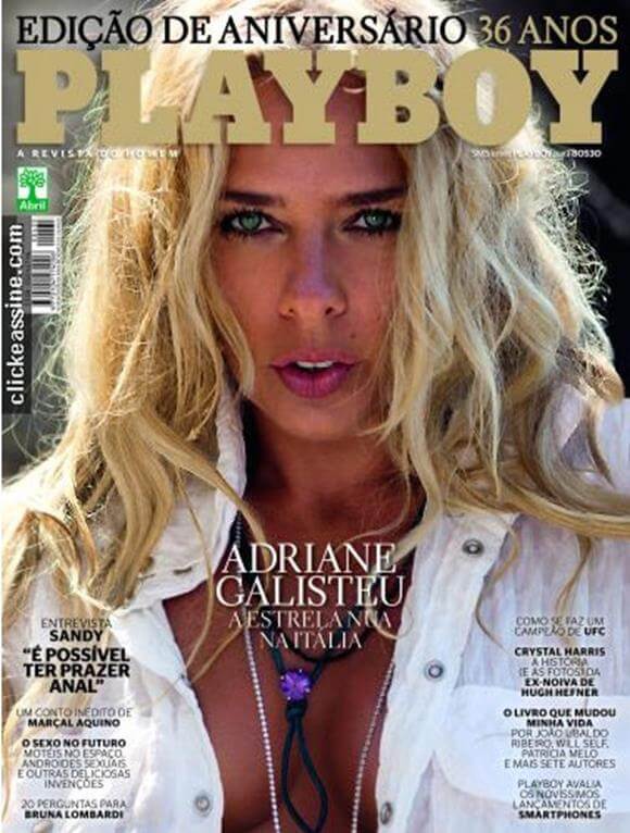 Adriane Galisteu pelada na revista Playboy