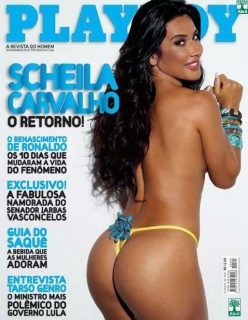 Scheila Carvalho pelada na revista Playboy