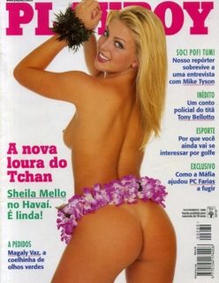 Sheila Mello nua na revista Playboy